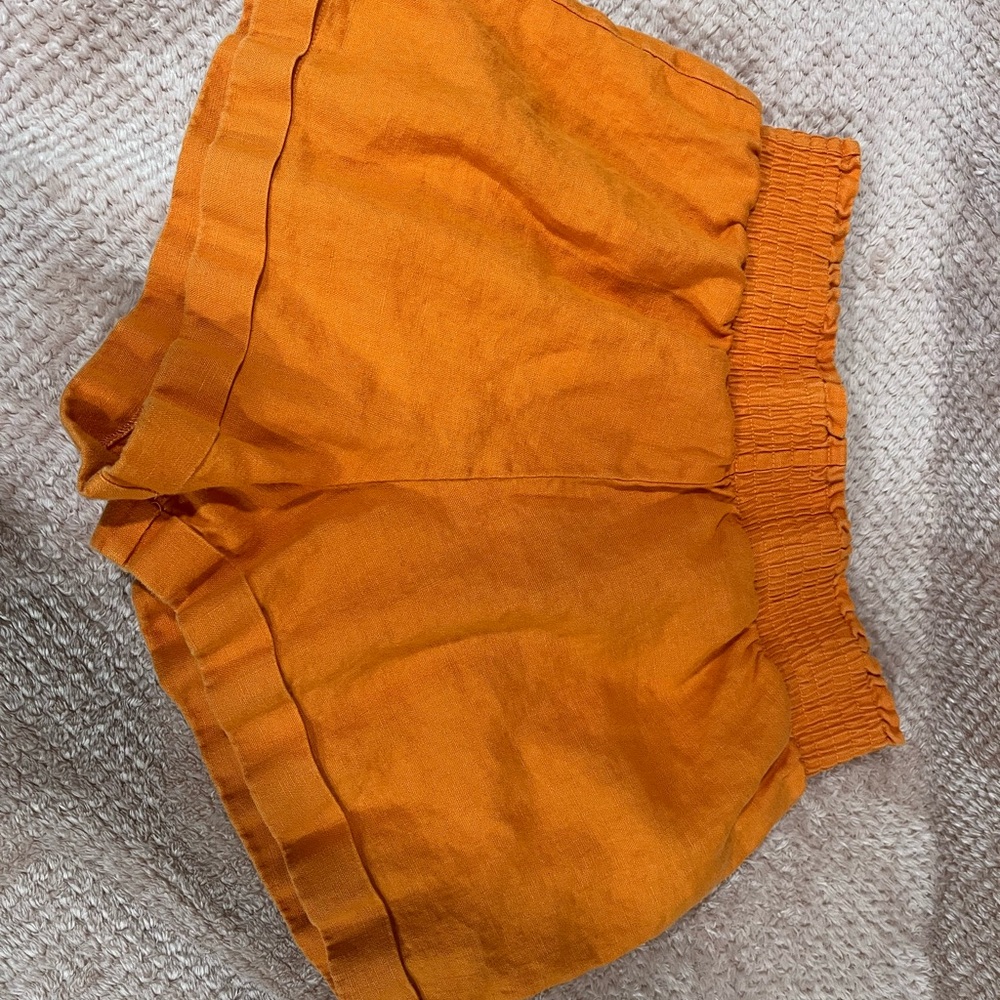 REFORMATION Orange Women's Shorts